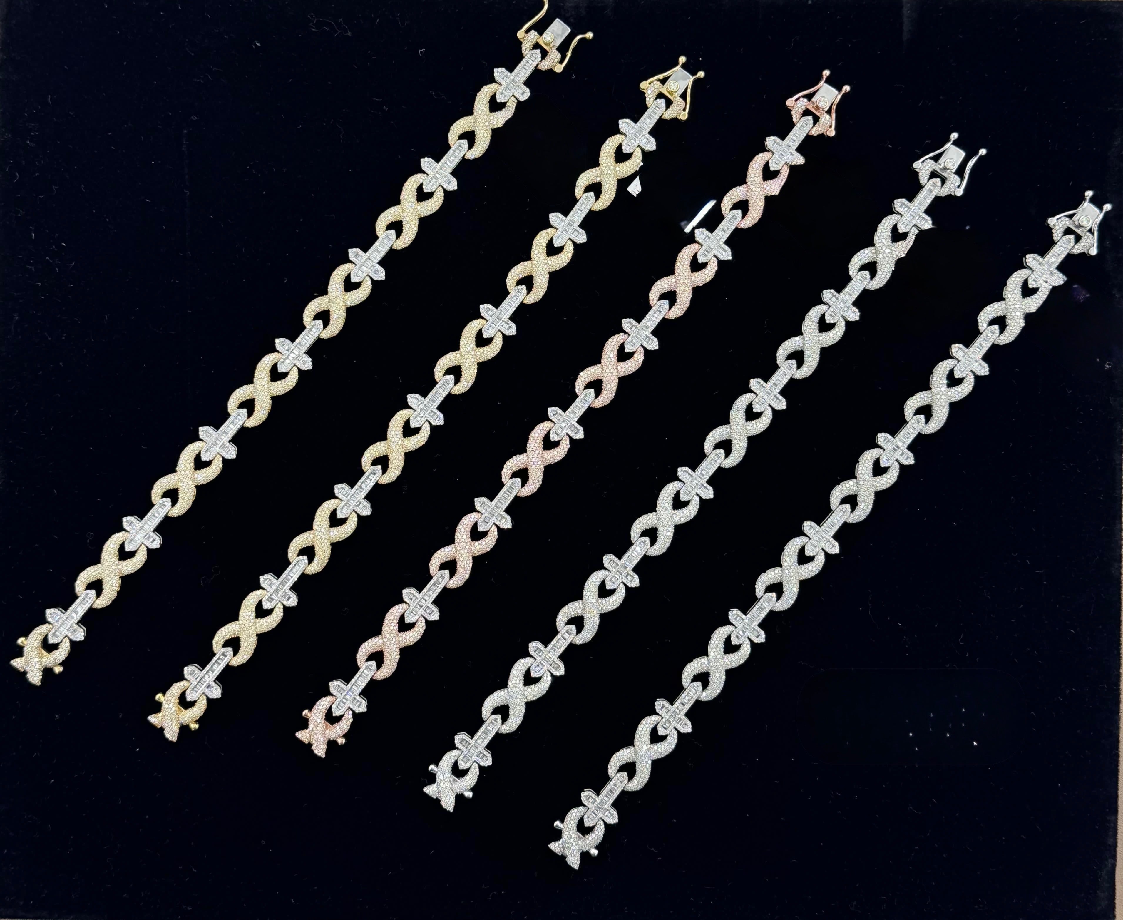 Infinity Link & Cross Bracelet
